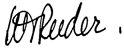 W. Thomas Reeder signature